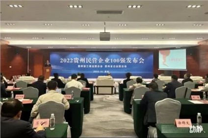 喜報！中偉股份榮登“2022貴州制造業(yè)民營企業(yè)20強”榜首